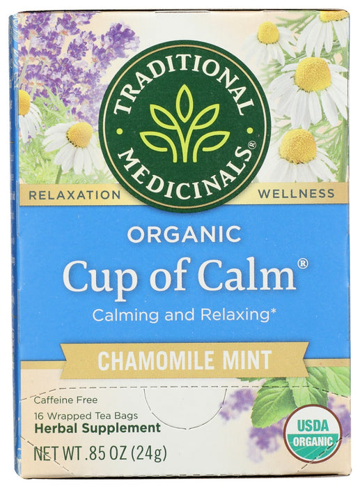 Cup of Calm® is calming and relaxing when you need it most.* Our blend includes passionflower, chamomile, lavender and catnip to support the nervous system.