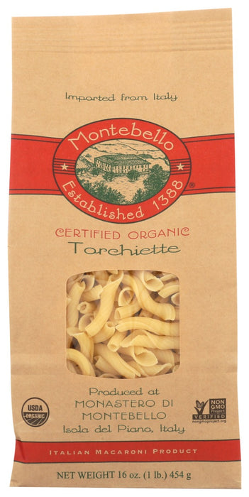 MONTEBELLO: Torchiette Pasta, 16 oz