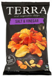 TERRA CHIPS: Salt and Vinegar Chips, 5 oz