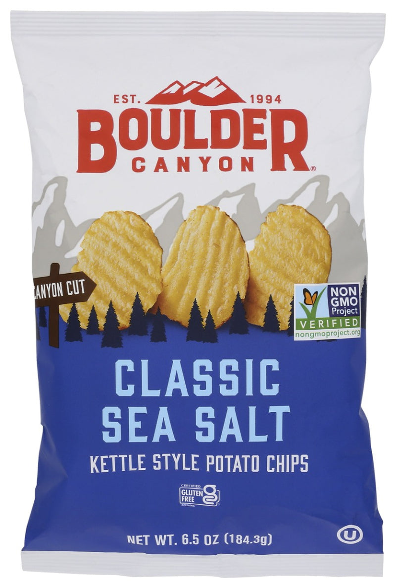 



Made from an original family recipe with premium, American grown potatoes, our chips are thickly sliced and kettle cooked in small batches “ guaranteeing a satisfying crunch that can be heard throughout the canyon.



