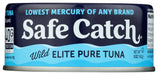 Safe Catch Elite Tuna, simply the lowest mercury tuna of any brand.
