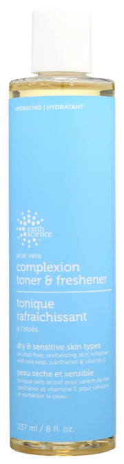 Cool the skin with gentle hydrators while lifting away dirt and makeup. Non-dryingš it helps to moisturize with the richness of Aloe Veraš Panthenol and Hyaluronic Acid. Utilizing a blend of antioxidants and soothing plant extracts including Vitamin C and Sea Kelpš this toner and freshener helps leave your complexion soft and hydrated. The ideal prep for serums and moisturizing treatments. Alcohol free.
