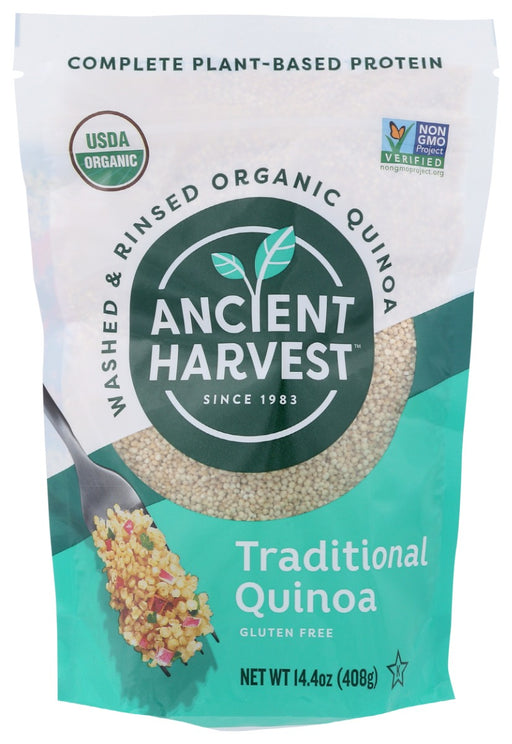 This is what started it all. Our organic Traditional Quinoa is everything you're looking for in a meal and more. Complete, plant-based protein? Check. Great taste and texture? You bet. Gluten-free? But of course.