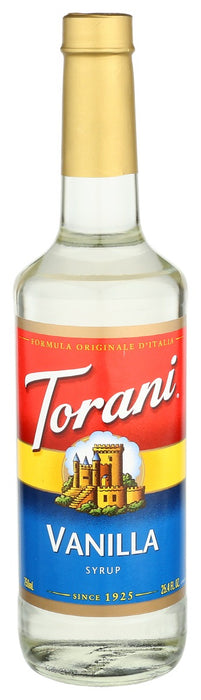 TORANI: Vanilla Syrup, 25.4 fo