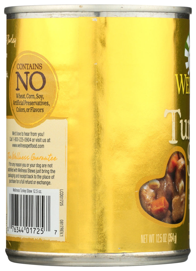 WELLNESS: Turkey Stew With Carrots and Barley, 12.5 oz