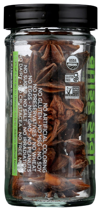 SPICELY ORGANICS: Organic Anise Star Pods Jar, 0.5 oz
