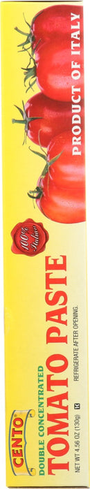 CENTO: Double Concentrated Tomato Paste Tube, 4.56 oz