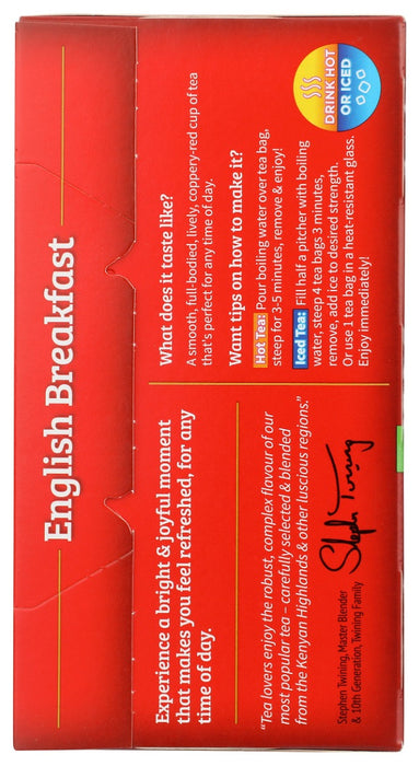 TWINING TEA: English Breakfast Decaf Tea, 50 bg