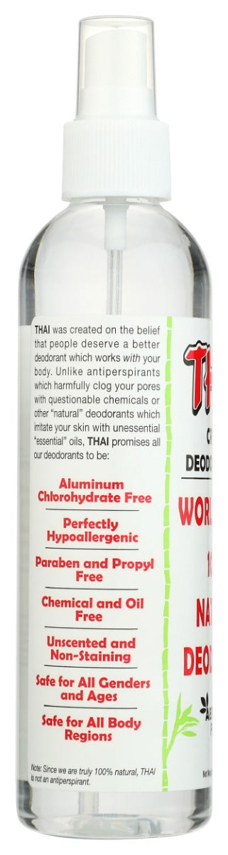 THAI DEODORANT: Crystal Mist Body Spray, 8 oz