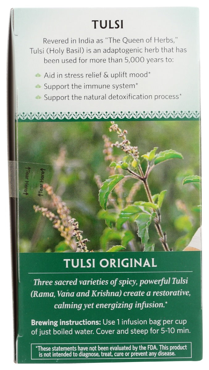 ORGANIC INDIA: Tulsi Original Tea, 18 bg