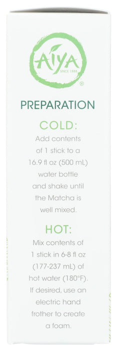 AIYA: Matcha To Go Sticks 10Ct, 1 ea