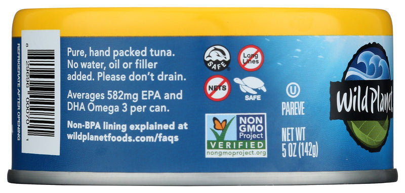 WILD PLANET: Skipjack Wild Tuna, 5 oz