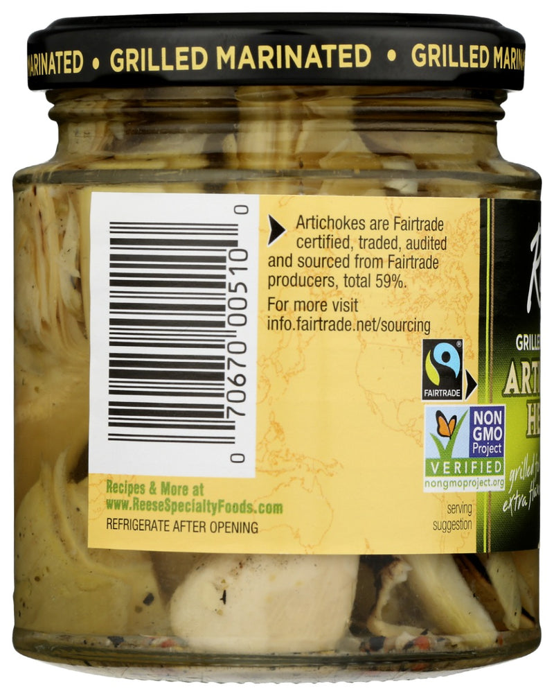 REESE: Grilled Marinated Artichoke Hearts, 7.5 oz