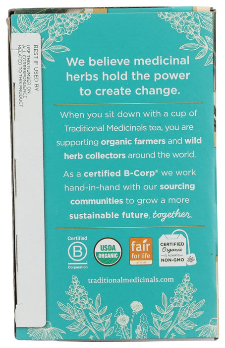 TRADITIONAL MEDICINALS: Organic Stress Ease Calm Tea with ADP, 16 bg
