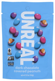 road trip sidekicks. hiking buddies. popcorn's favorite mix-ins. from the kitchen to your daily adventures, be sure to keep your treat stash fully stocked. the tempting trio of roasted peanuts, velvety dark chocolate, and the colorful candy shell creates a super satisfying, extra-crunchy combo. and the fun colors? they get their hue from natural beet juice and spirulina " no artificial dyes, corn syrup, soy, or dairy here!