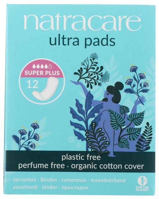 Natural slim fitting pads without wings to help you manage your period. Ultra absorbent and thin pads with an absorbency suitable for heavy periods and menstrual flow at the beginning of your cycle. Ultra super plus pads come individually wrapped so are easily carried around when you are out and about.