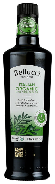 BELLUCCI PREMIUM: Italian Organic Extra Virgin Olive Oil, 500 ml