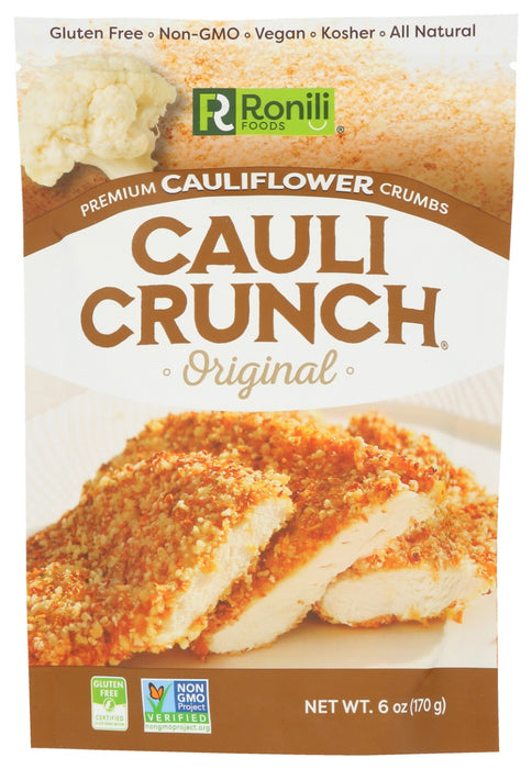 CAULI CRUNCH: Premium Cauliflower Crumbs Original, 6 oz