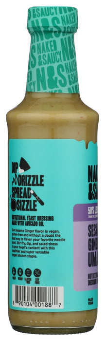 NAKED AND SAUCY: Sesame Ginger Umami Dressing, 8.5 fo