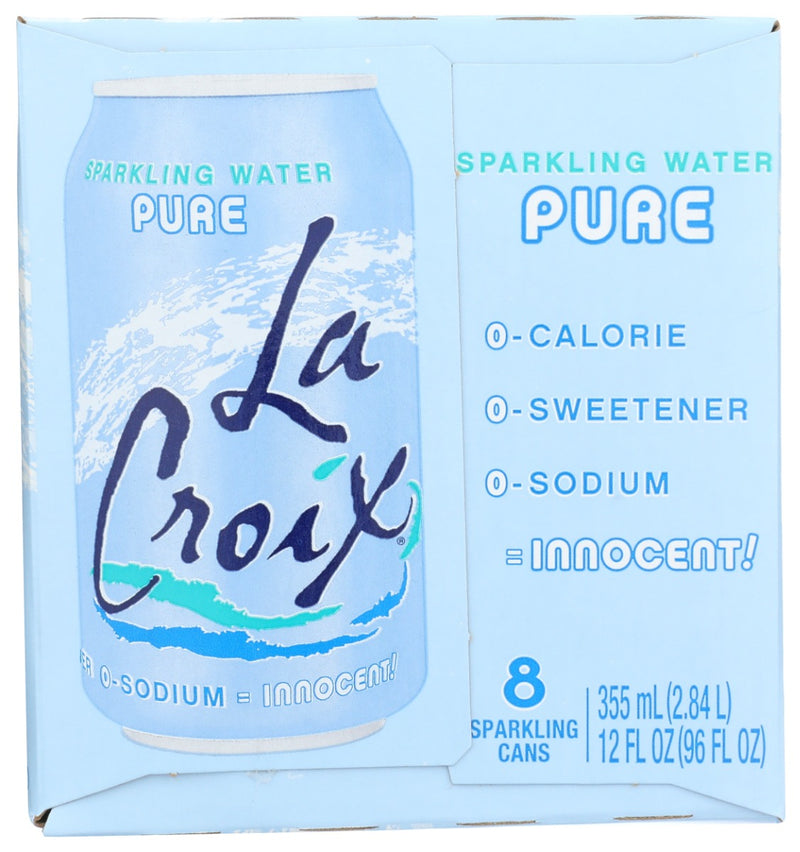 LA CROIX: Pure Flavored Sparkling Water 8Pk, 96 fo