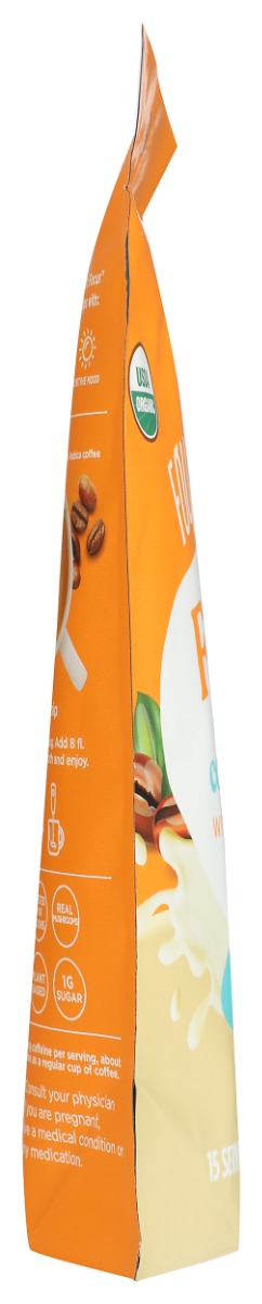 FOUR SIGMATIC: Focus Organic Coffee Latte Vanilla, 4.23 oz