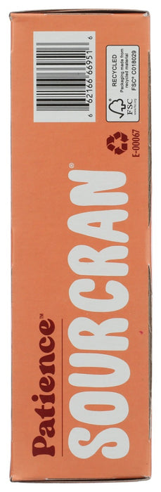 PATIENCE FRUIT & CO: Sour Dried Cranberries Peach Flavored, 3.75 oz