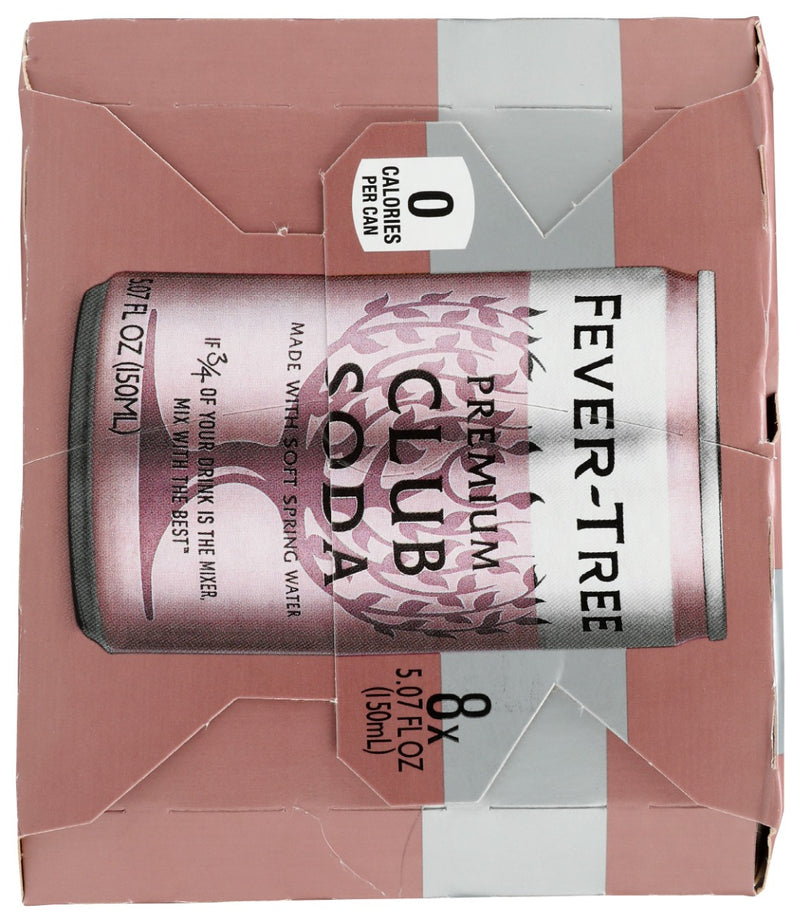 FEVER TREE: Club Soda 8Pack, 40.56 fo