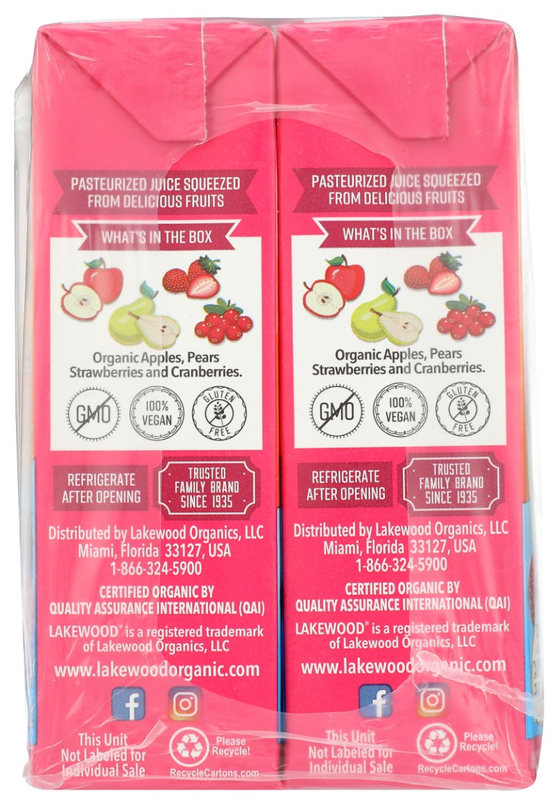 LAKEWOOD: Littles Organic Fruit Punch Juice Boxes 8Ct, 54 fo