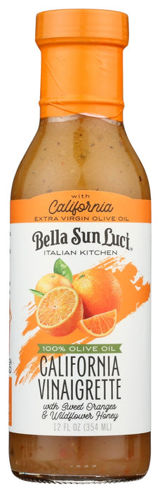BELLA SUN LUCI: California Vinaigrette With Sweet Oranges and Wildflower Honey, 12 oz