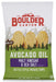 The perfect balance between an intense vinegar bite and a smooth, buttery Avocado finish. Made from an original family recipe with premium, American grown potatoes, our chips are thickly sliced and kettle cooked in small batches “guaranteeing a satisfying crunch that can be heard throughout the canyon.