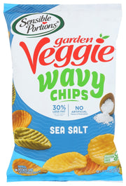 Garden Veggie Snacks Garden Veggie Wavy Chips are crafted with a unique texture and are full of flavor. The waves give our chips a satisfying crunch combined with the delicious taste of sea salt in each and every bite. Perfect for enjoying with our without dip, our Sea Salt Wavy Chips are sure to please your entire family, even the kids at heart.