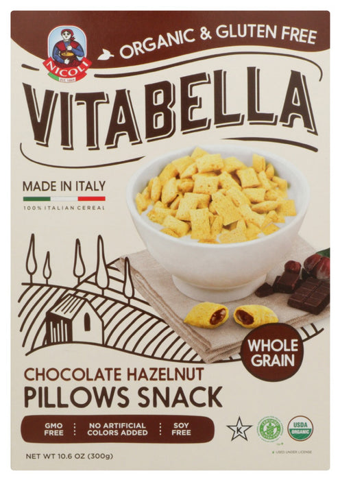 VITABELLA: Choco and Hazelnut Pillows Cereal, 10.6 oz