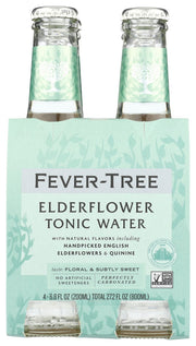 Essential oils, including from handpicked English elderflowers create a unique, floral balance for the gentle bitterness of the finest quinine from central Africa. Non-GMO certified. Naturally sourced ingredients. No artificial sweeteners or colors