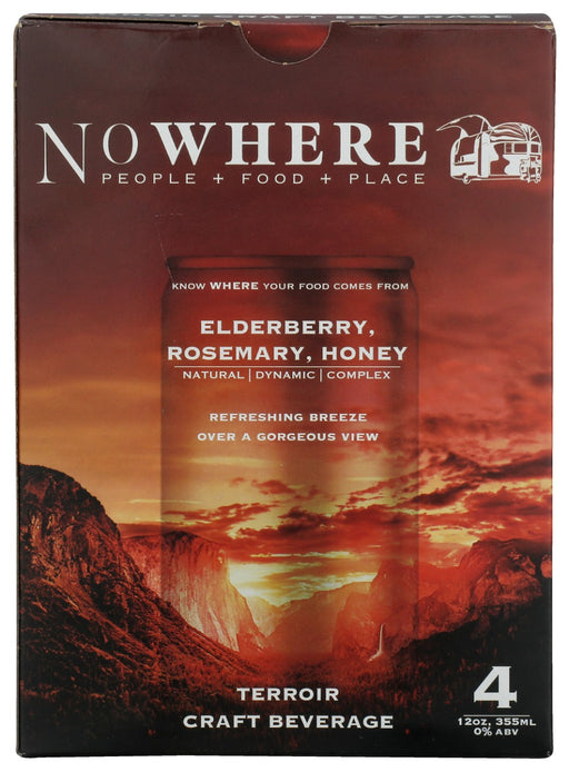 NOWHERE: Vista Non Alcoholic Mocktail 4Pk, 48 fo