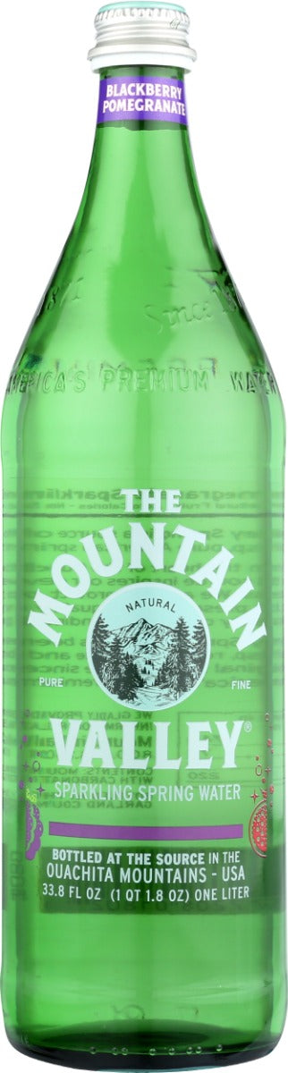 This isn't just any flavored sparkling water. Mountain Valley Blackberry Pomegranate Sparkling Spring Water packs award-winning taste and millions of fizzy bubbles into our signature glass bottles. Our zero-calorie, sugar-free Blackberry Pomegranate adds sparkle to cocktails, mocktails or a simple Tuesday afternoon. It's bubbling with goodness.