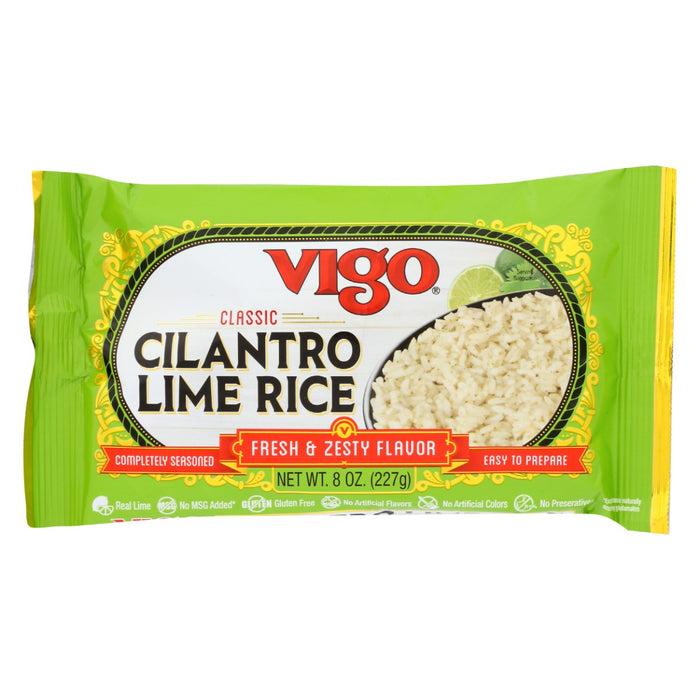 In addition to serving with Mexican foods, it also pairs nicely with grilled fish or seafood, chicken and pork. Versatile and delicious and with only a 20 minute cook time, Vigo Cilantro Lime Rice is perfect for today's time conscious and discerning consumers.