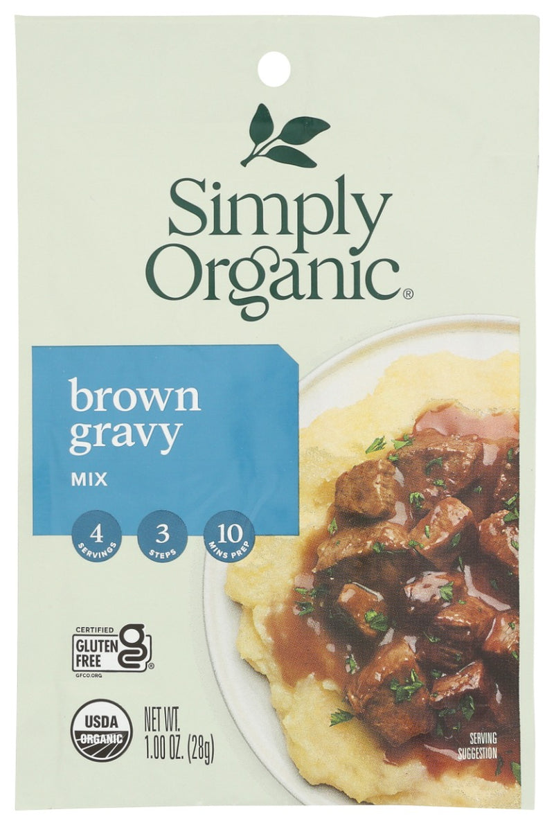 Take the guess and the mess out of gravy-making with our certified organic and gluten-free brown gravy mix, made with seriously tasty high-quality ingredients like our premium-grade onion, garlic, black pepper and a hint of umami mushroom.