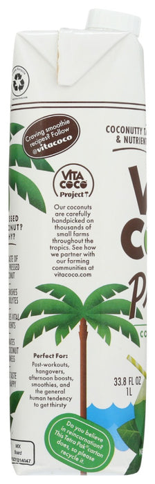 VITA COCO: Pressed The Original Coconut Water, 33.8 fo