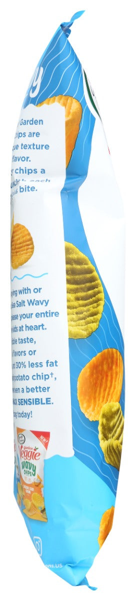 SENSIBLE PORTIONS: Sea Salt Veggie Wavy Chips, 5 oz