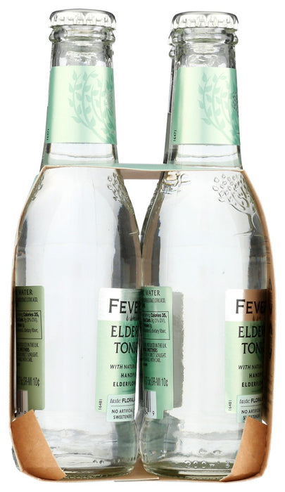 FEVER TREE: Elderflower Tonic Water 4Pk, 27.2 fo