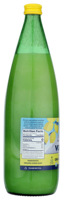 VOLCANO: Organic Lemon Juice, 1 lt