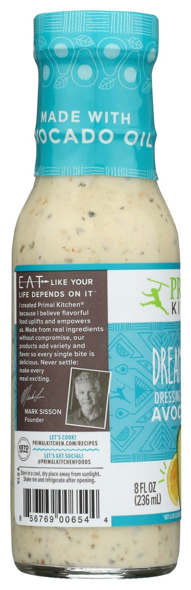 PRIMAL KITCHEN: Dreamy Italian Dressing, 8 fo