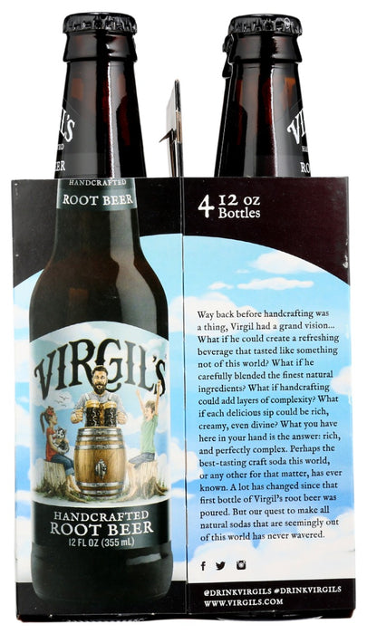 VIRGILS: Handcrafted Root Beer 4Pk, 48 fo
