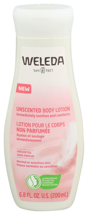 WELEDA: Unscented Body Lotion, 6.8 fo