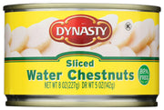 Dynasty water chestnuts have a mild, slightly sweet flavor &amp; tender-crisp texture. They are excellent in both oriental &amp; western-style dishes such as stir-fry combinations, soups, salads &amp; casseroles.