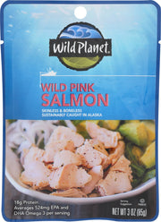 
Premium Flavor: Wild-caught pink salmon, cooked once for pure, delicious taste. No fillers, just natural juices and sea salt.
Protein-Packed: 18g protein, 524mg Omega-3s per pouch. Perfect for on-the-go meals.
Responsibly Harvested: Selectively caught, supporting small-scale fishing families and preserving salmon habitats. Convenient, portable pouch.
