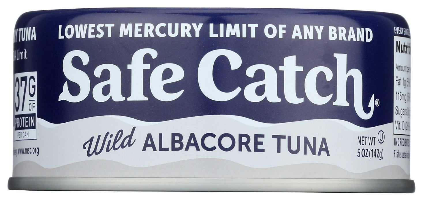 Safe Catch Albacore has the lowest mercury limit of any albacore brand! We add a touch of salt to this albacore to enhance the flavor.
