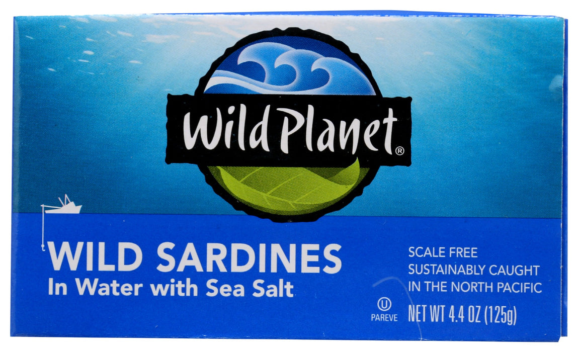 Selectively caught by fisheries targeting free-swimming schools of sardines. A great way to eat lower on the food chain. Recyclable packaging.