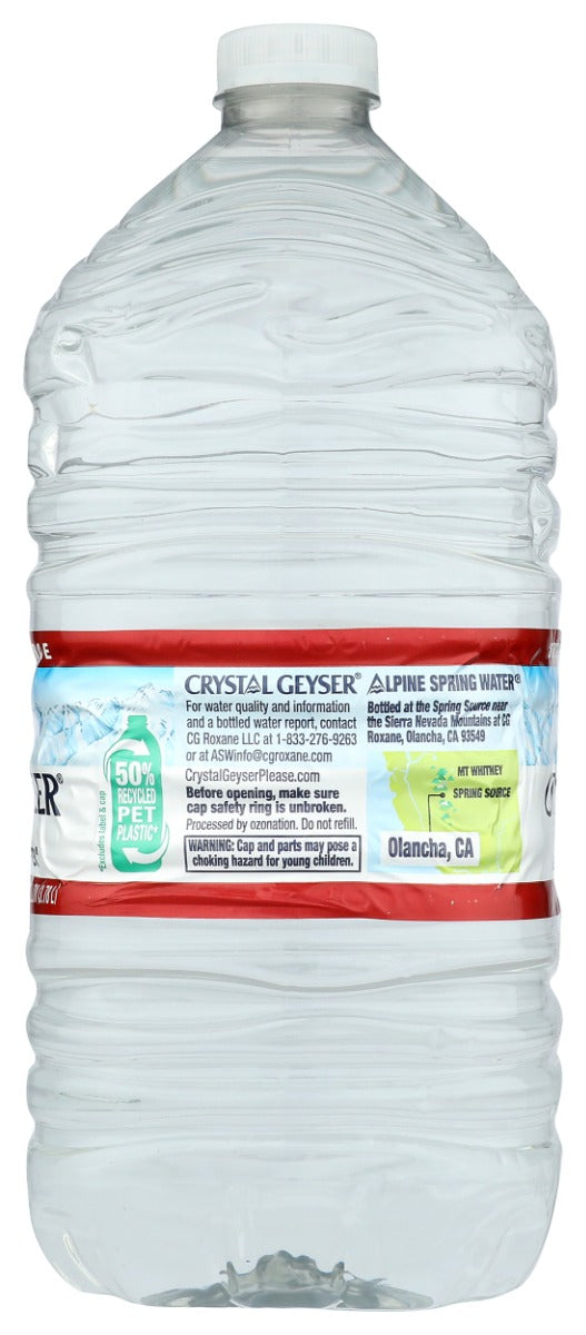 CRYSTAL GEYSER ALPINE SPRING: Natural Alpine Spring Water, 1 ga