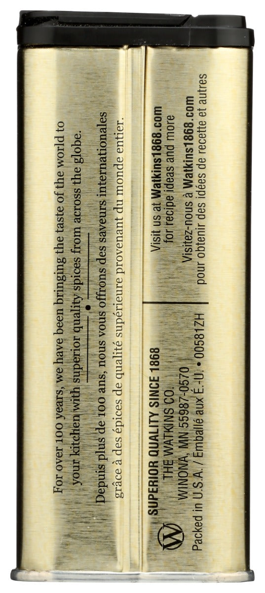 WATKINS: Pure Ground Black Pepper Spice Tin, 4 oz